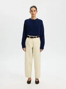 Selected Femme Barrel Alma-Hadi MW Pant Birch