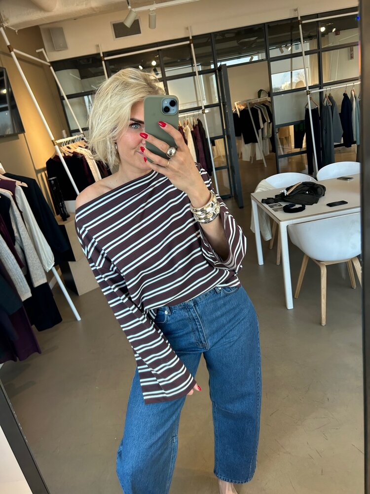 Selected Femme Loose Barrel Ane-Kori MW Jeans Medium Blue Denim