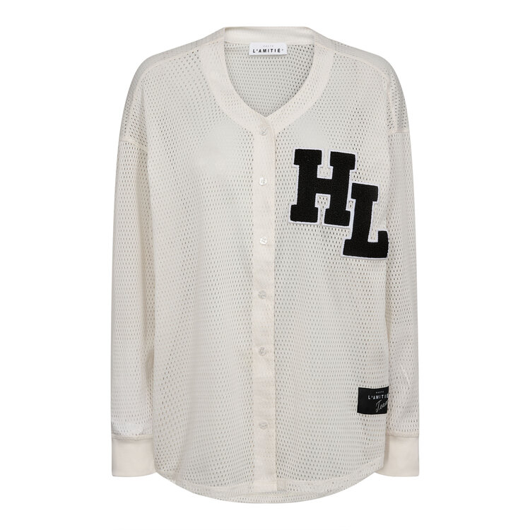 Haute L'Amitié Drift LS Court Blouse Pearl