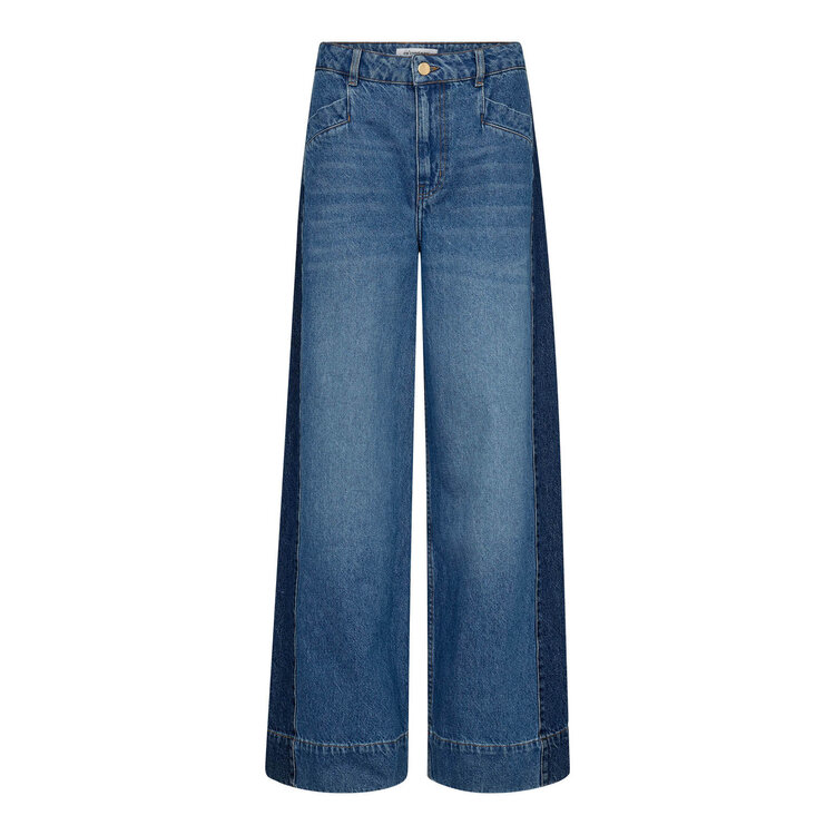 Co'Couture BilbaoCC Wide Jeans Denim Blue