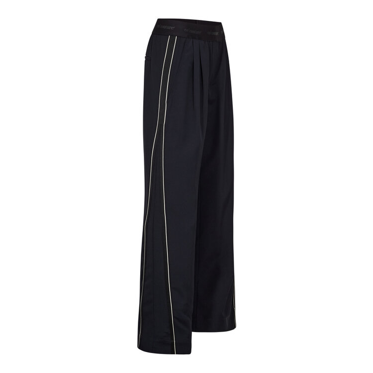 Co'Couture AminaCC Split Panel Pant Navy