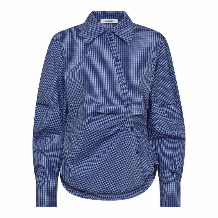 Co'Couture AnizaCC Asym Shirt New Blue