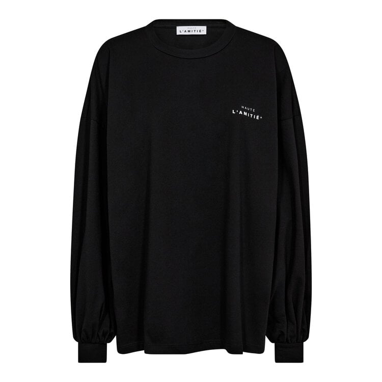 Haute L'Amitié Crew Neck LS Tee Black