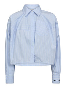 Haute L'Amitié Sophie Stripe Shirt Pale Bue