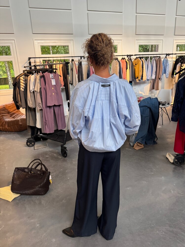 Haute L'Amitié Michelle Tailor Tie Pant Navy