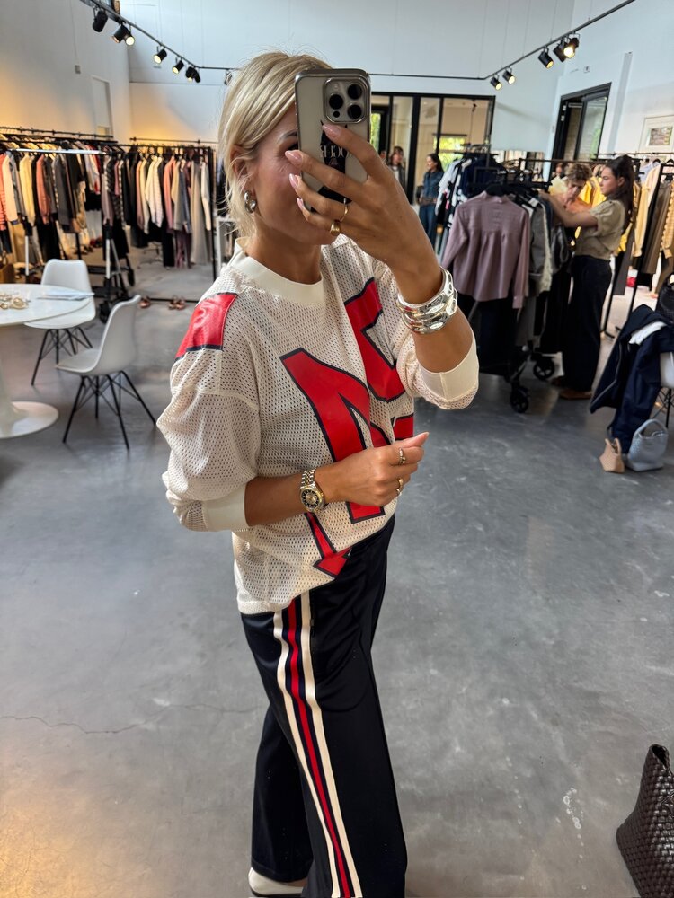 Haute L'Amitié Baggy RN Track Pants Navy