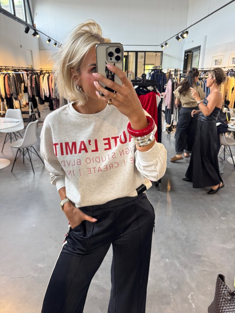 Haute L'Amitié Baggy RN Track Pants Navy