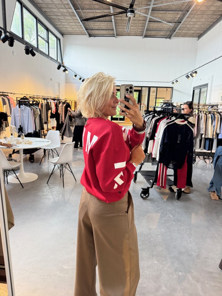 Haute L'Amitié Michelle Tailor Tie Pant Walnut