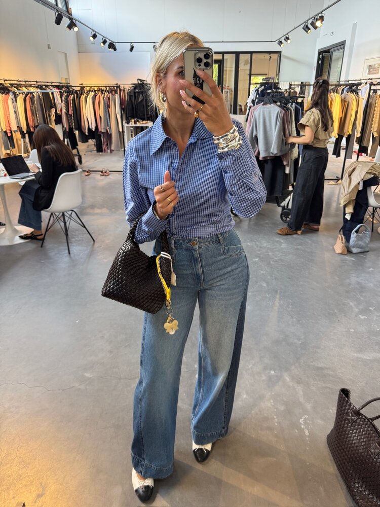 Co'Couture AnizaCC Asym Shirt New Blue