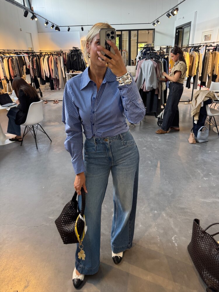 Co'Couture AnizaCC Asym Shirt New Blue