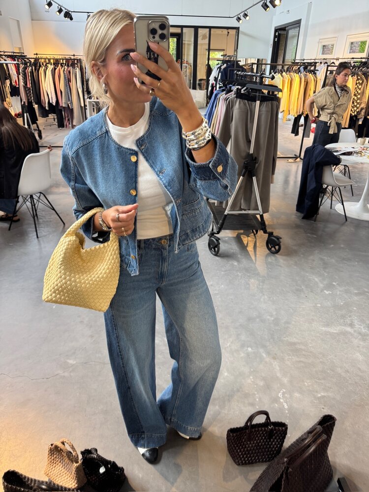 Co'Couture BilbaoCC Wide Jeans Denim Blue