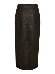 Co'Couture GittCC Floor Skirt Dark Brown