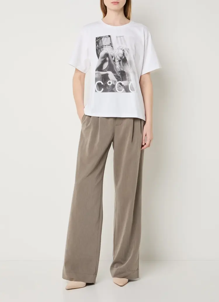 Co'Couture TengaCC Logo Pant Walnut