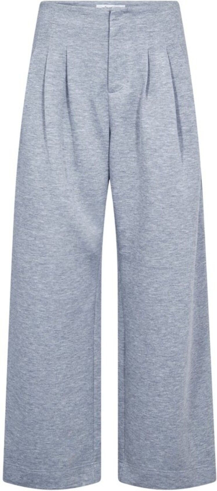 Co'Couture LanceCC Pleat Sweatpant Grey Melange