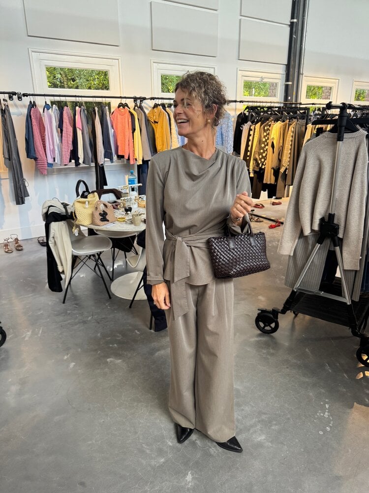 Co'Couture TengaCC Logo Pant Walnut