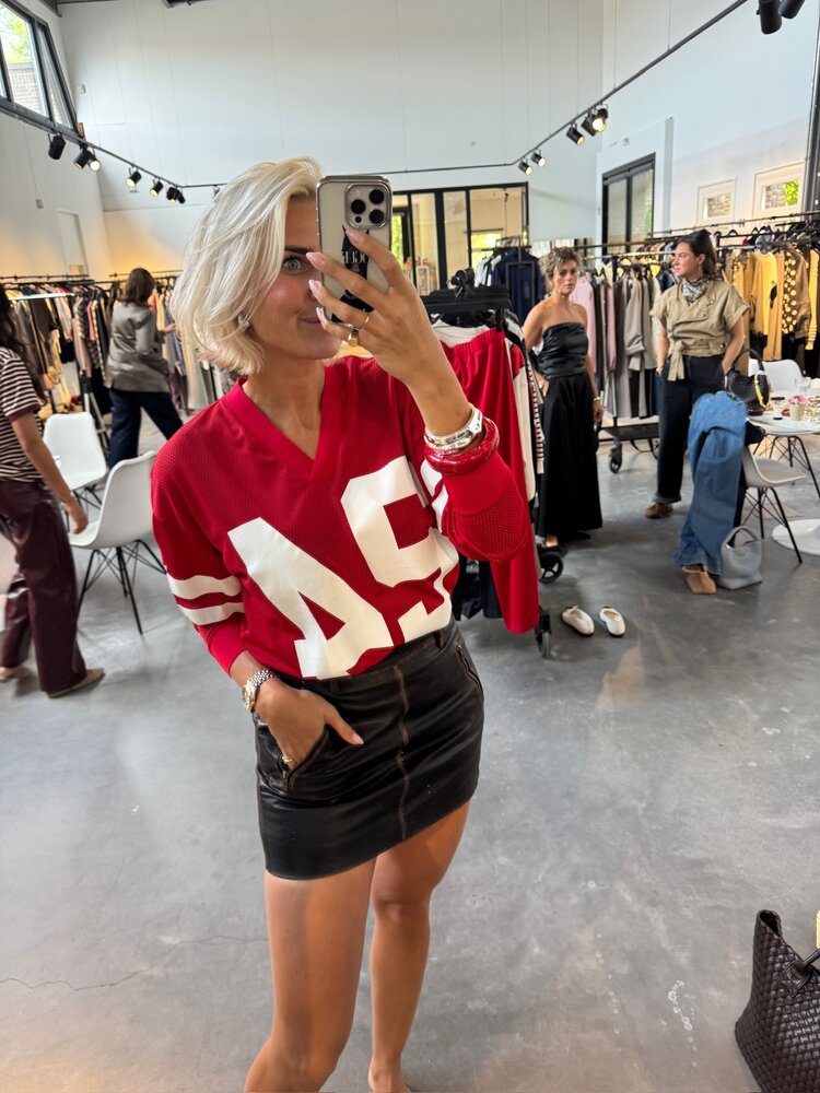 Haute L'Amitié Drift Number LS Tee Red