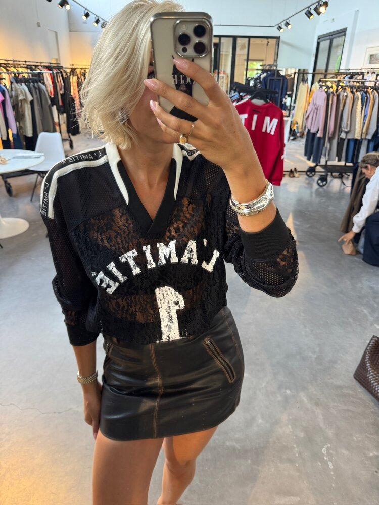 Haute L'Amitié Used Leather Crop Skirt Mocca