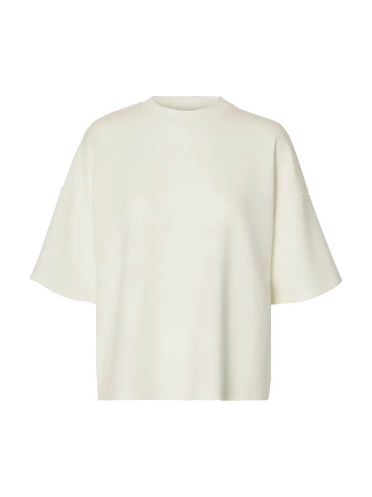 Selected Femme Oversized Tenny Tee Noos Snow White