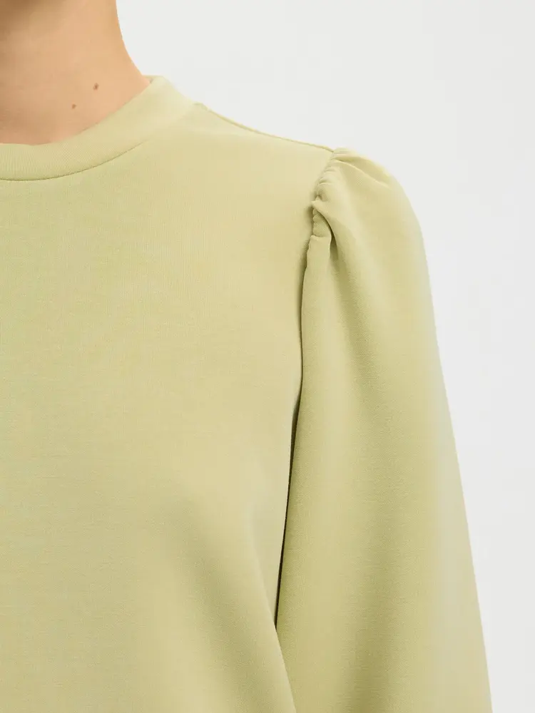 Selected Femme Tenny 3/4 Sweat Top Noos Lint