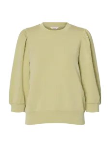 Selected Femme Tenny 3/4 Sweat Top Noos Lint