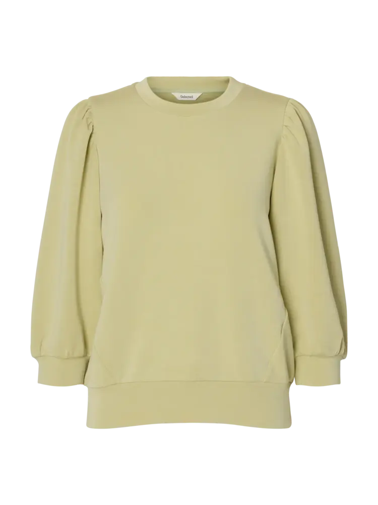 Selected Femme Tenny 3/4 Sweat Top Noos Lint