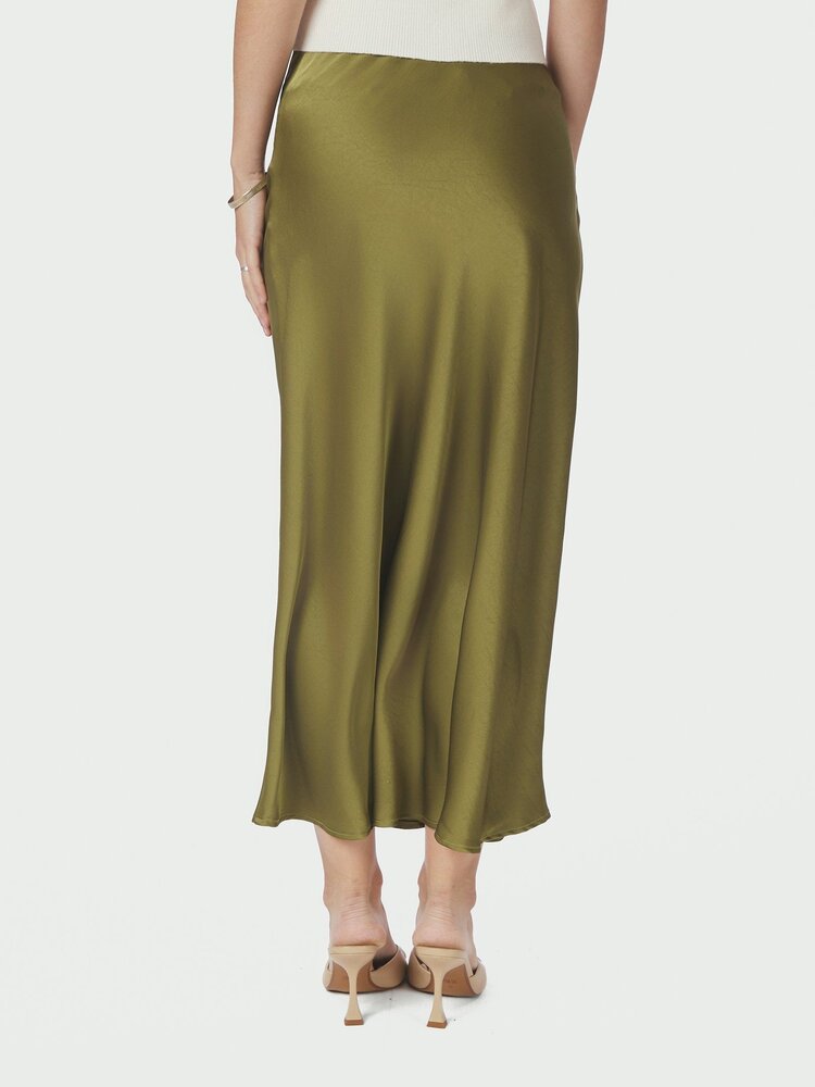 Neo Noir Bovary Skirt Sage Green