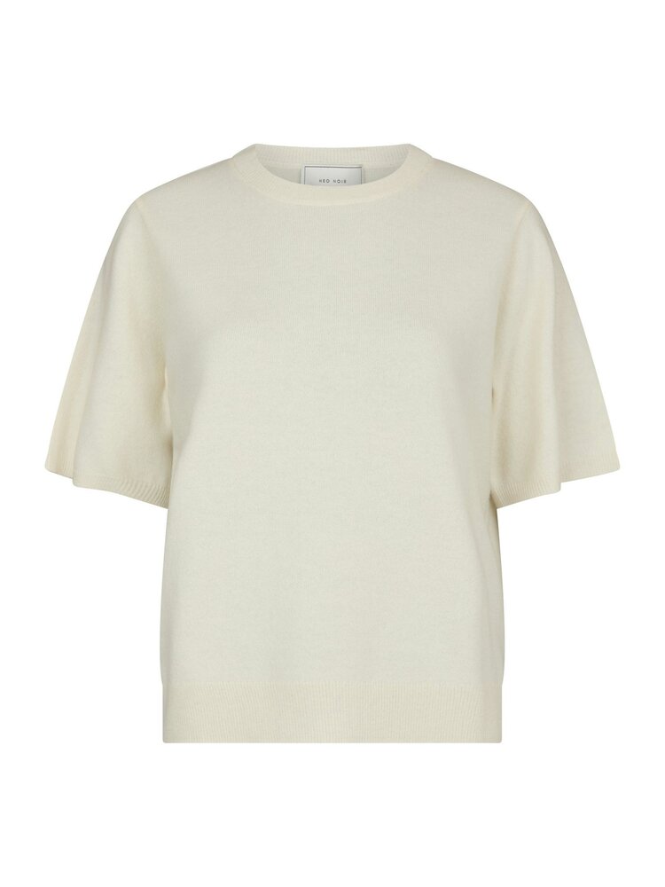 Neo Noir Missy Knit Tee Creme