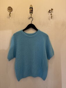 Just be Jolie Jade Cashmere Knit Aqua Blue