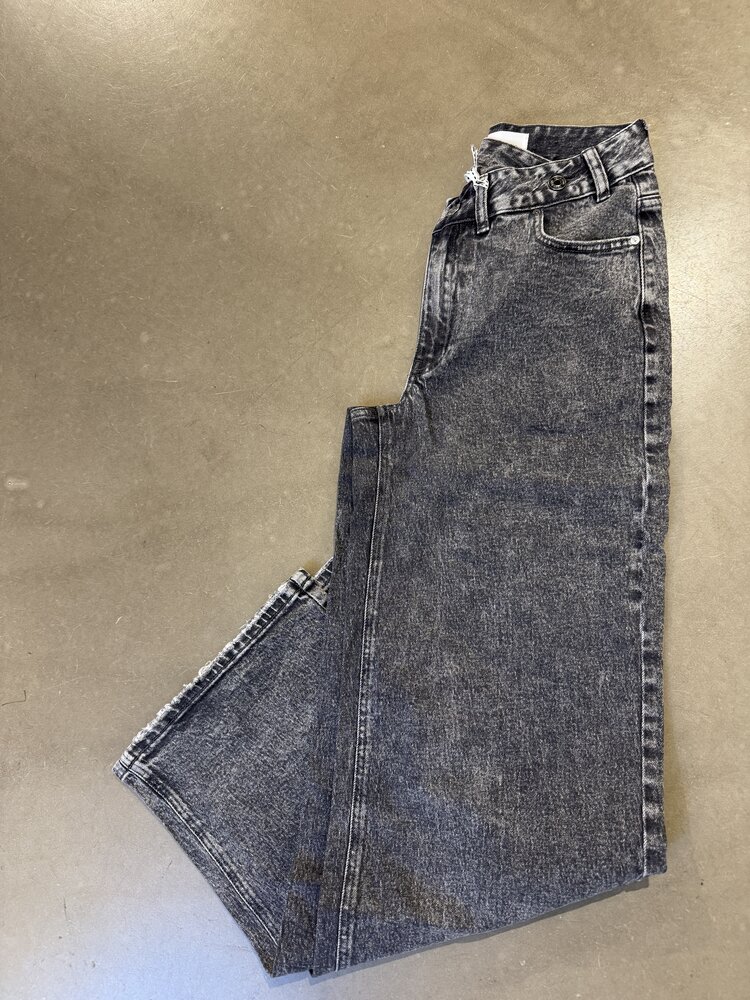 Just be Jolie Fenny Asymetric Zip Jeans Grey