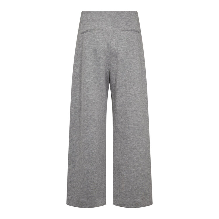 Co'Couture LanceCC Pleat LL Sweatpant Grey Melange