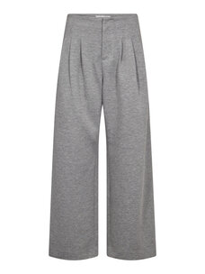Co'Couture LanceCC Pleat Sweatpant Grey Melange