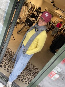 Just be Jolie Lucy Alpaca Sweater Yellow