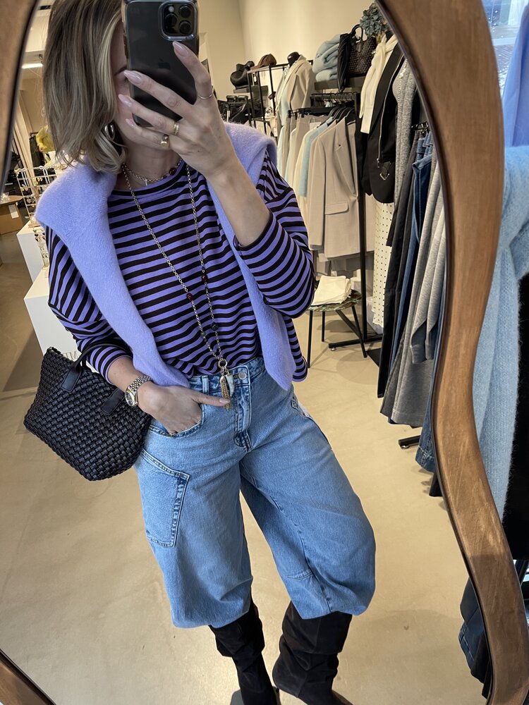 Just be Jolie Lucy Alpaca Sweater Lila