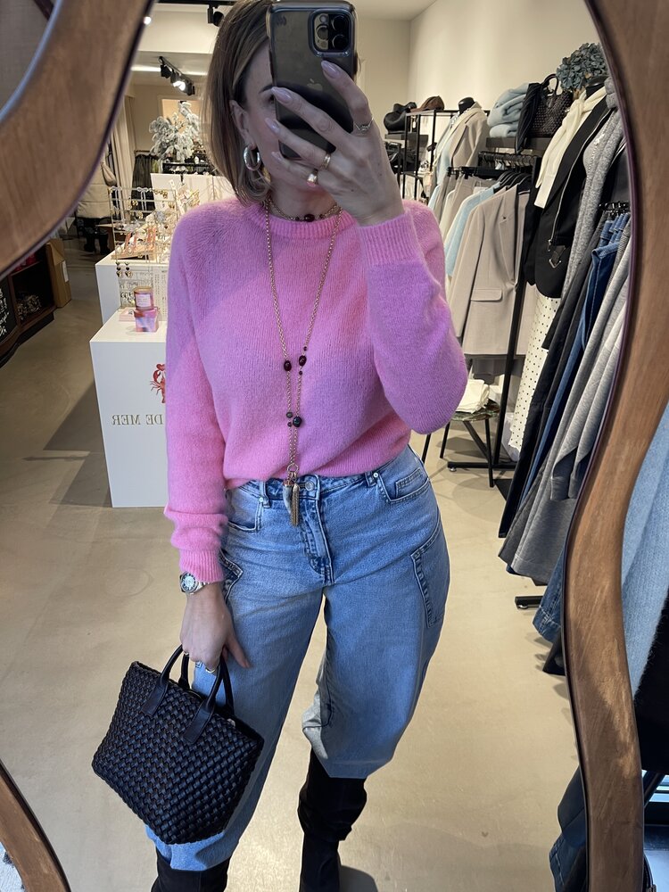 Just be Jolie Lucy Alpaca Sweater Pink