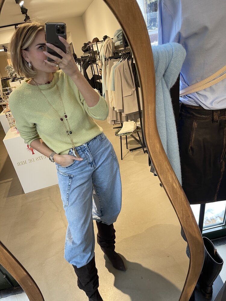 Just be Jolie Lucy Alpaca Sweater Pistache