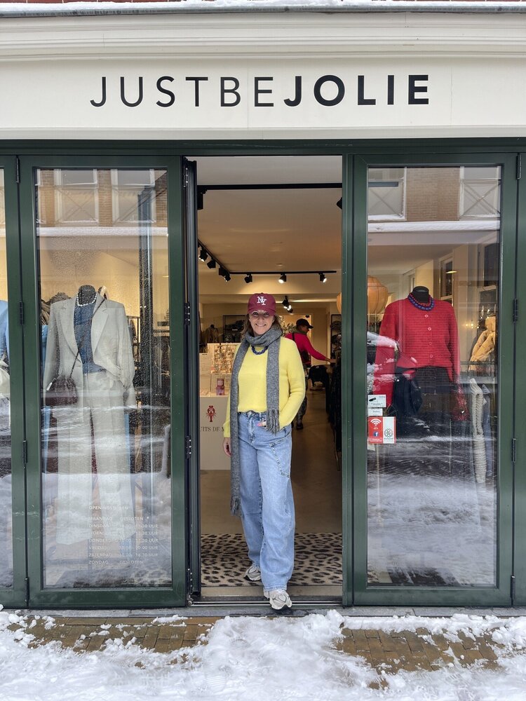 Just be Jolie The Ballon Jeans Pocket Side Blue