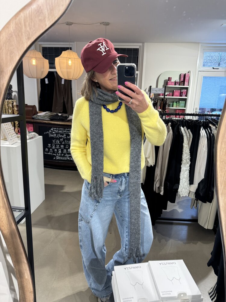 Just be Jolie The Ballon Jeans Pocket Side Blue