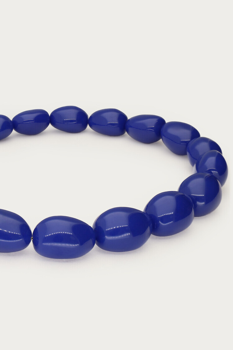 My Jewellery Necklace Chunky Beads Blue