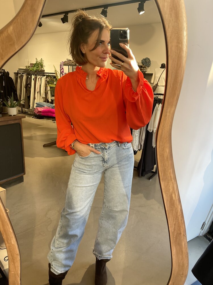 Just be Jolie Jill Blouse Orange