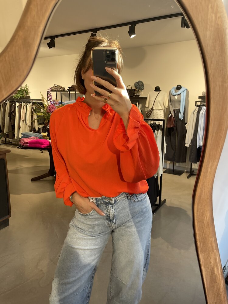 Just be Jolie Jill Blouse Orange