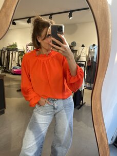 Just be Jolie Jill Blouse Orange