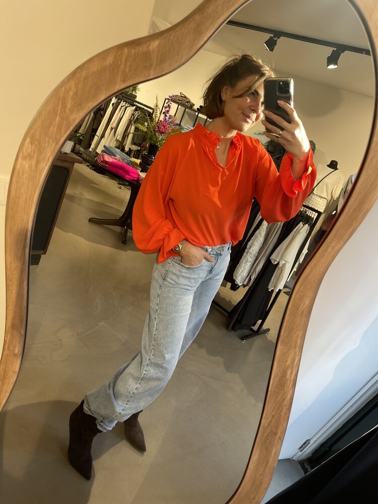 Just be Jolie Jill Blouse Orange