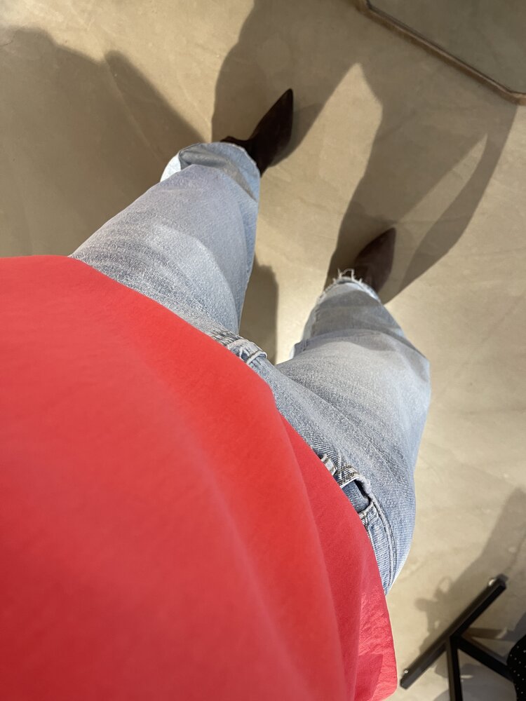 Just be Jolie Jill Blouse Cherry Red