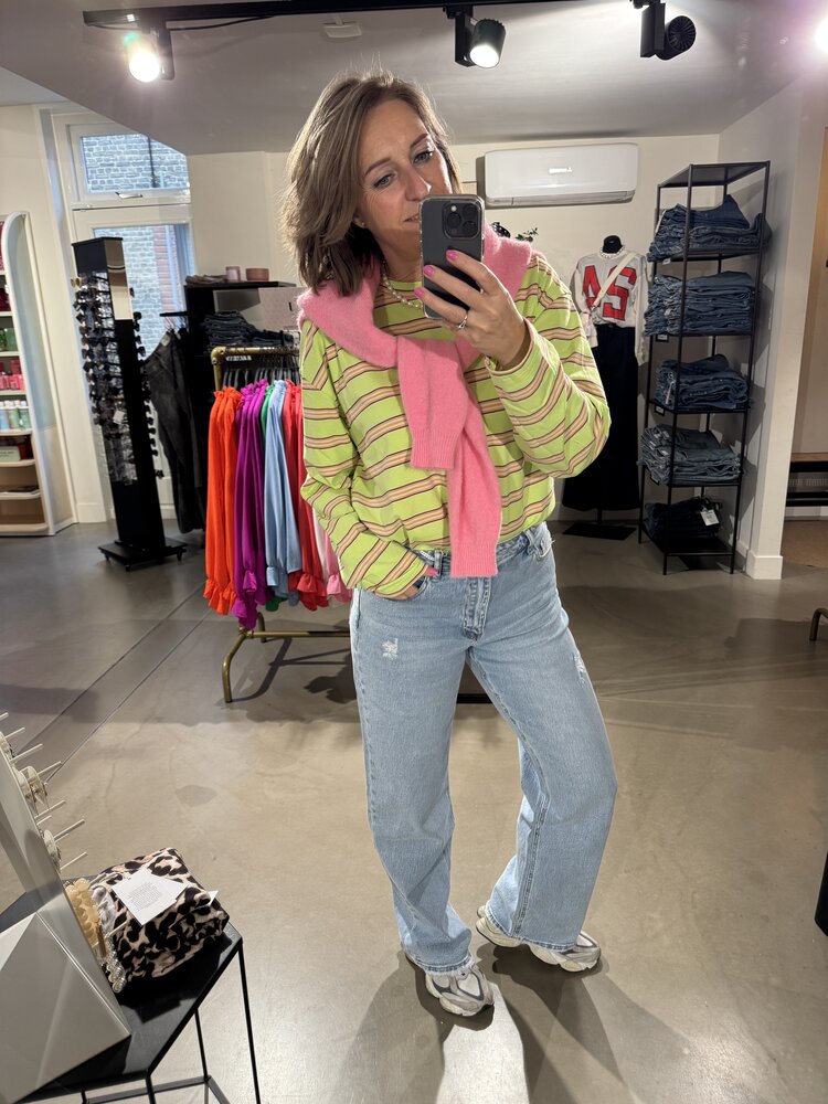 Just be Jolie Xavie Wide Leg Shredded Light Blue