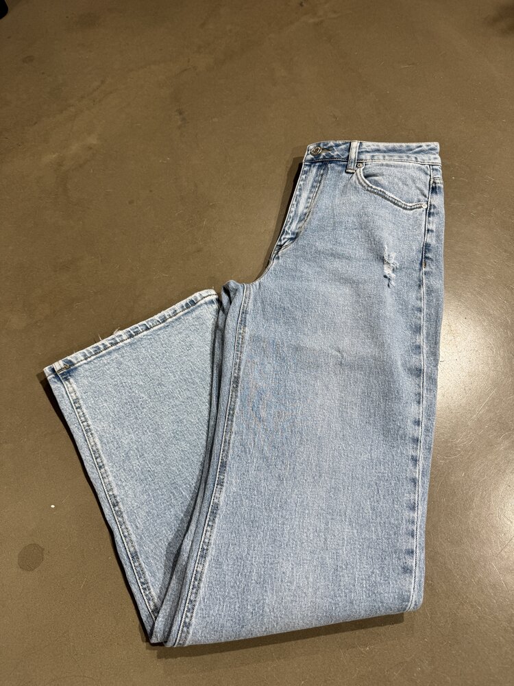 Just be Jolie Xavie Wide Leg Shredded Light Blue