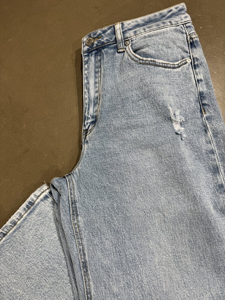 Just be Jolie Xavie Wide Leg Shredded Light Blue