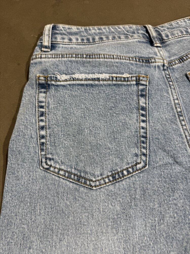 Just be Jolie Xavie Wide Leg Shredded Light Blue