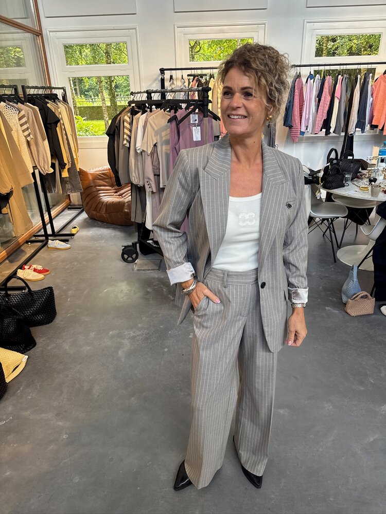 Co'Couture QuinCC Pin Fitted Blazer Mink