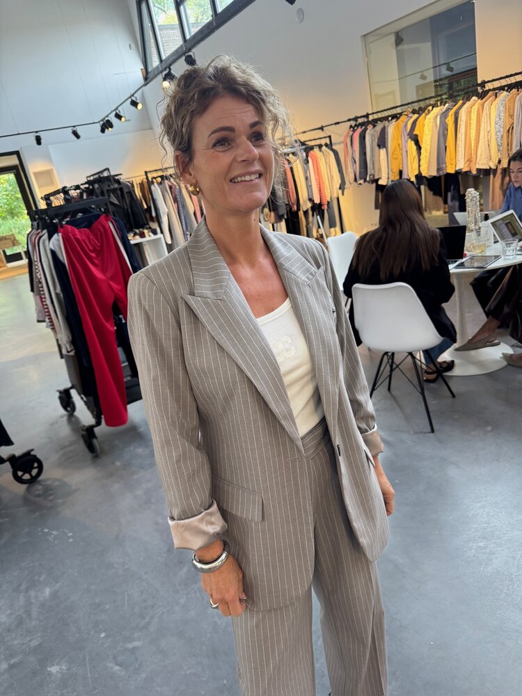 Co'Couture QuinCC Pin Fitted Blazer Mink