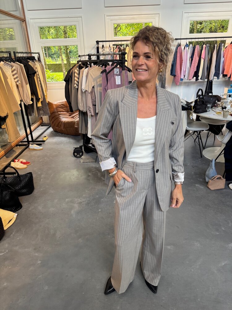 Co'Couture QuinCC Pin Fitted Blazer Mink